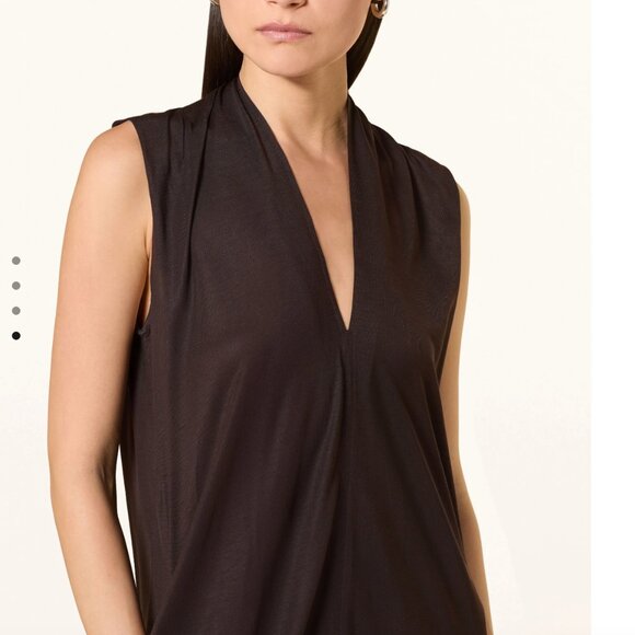 COS Jersey Maxi Dress Chocolate Brown - Picture 11 of 12